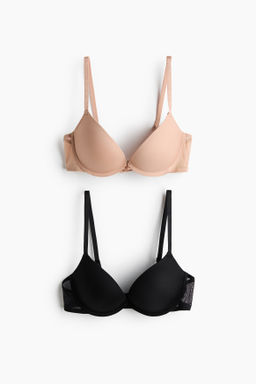 Pack de 2 sujetadores super push-up de microfibra - H&m фото 2