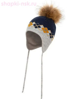 9717/2 MBU Ушанка для мальчика флис (50-52)