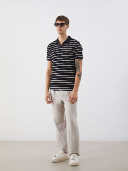 Polo Yaka ?izgili Erkek Ti??rt