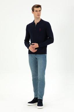 Мужской темно-синий свитер - U.s. polo assn фото 4