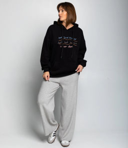 Худи #КТ3629, чёрный