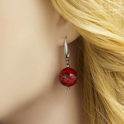 Серьги из муранского стекла FREYA LS3190 - Vloes фото 3
