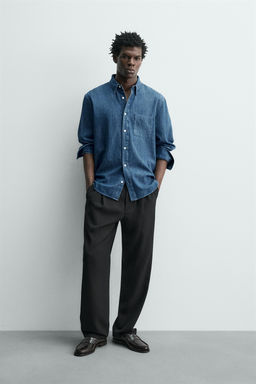 SELVEDGE DENIM SHIRT - Zara фото 10
