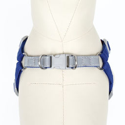 Комплект Sport+, L, поводок 120 x 1,5 см, ОШ 49-56 см, ОГ 56-68 см, вес животного 20-28 кг, синий 9 - Пижон фото 5