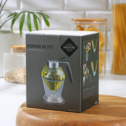 Ёмкость для масла и соуса Magistro Сапфир, 200 мл, цвет прозрачный фото 5