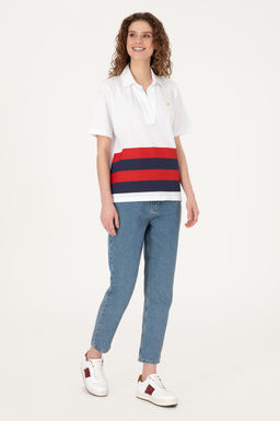 Kad_n Beyaz Ti__rt - U.s. polo assn фото 4