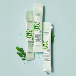 Мультиэффективная освежающая маска с экстрактами Алоэ Вера и гамамелиса 4 мл*1 саше