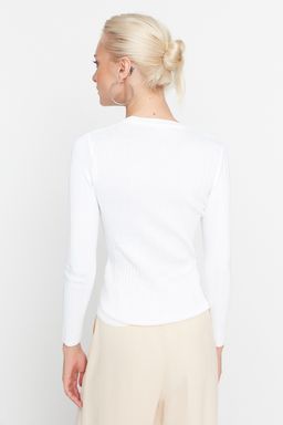 Mor Basic Bisiklet Yaka Triko Kazak TWOAW23KZ01249 - Trendyolmilla фото 26