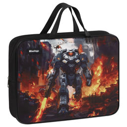 Папка на молнии с ручками А4 Berlingo "Battle the Future", 350*265*80мм (BR-FB-0535) текстиль