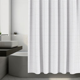 VAL NC-3-SC-1820 Штора для ванной комнаты, полиэстер, 200*200 см, моно, серый, CLASSIC GREY, шт