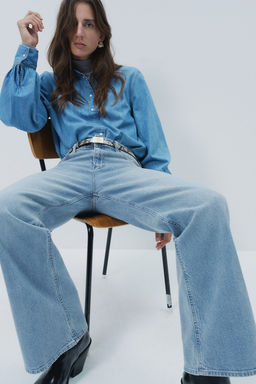 Wide High Jeans