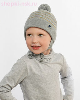 21906 B-W Шапка для мальчика (46-54)