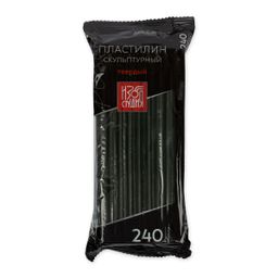 Пластилин скульптурный Аква-колор СКУЛЬПТАЛИН IZO-SP-240 Изостудия 0.240 кг 5 шт №4 оливковый твердый