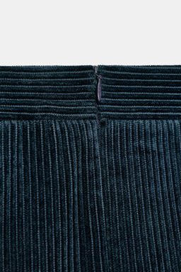 ZW COLLECTION CORDUROY MIDI SKIRT - Zara фото 10