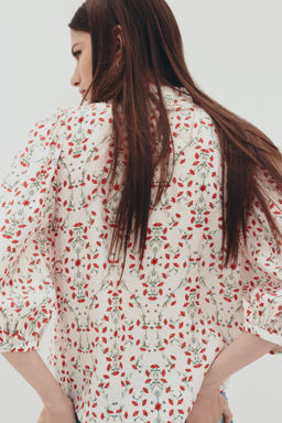 Blusa con mangas globo - H&m фото 5
