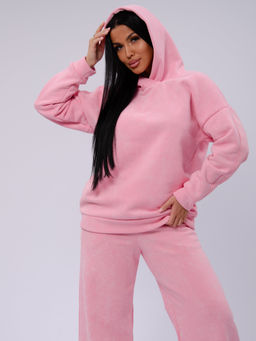 Костюм "Винтаж" розовый, футер начес