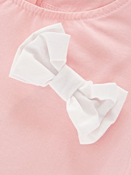 Платье для девочки хлопок UD 4833 крем розовый - Mini maxi фото 8