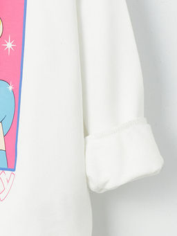 Bisiklet Yaka Sindirella Bask?l? Uzun Kollu K?z ?ocuk Sweatshirt - Waikiki фото 3