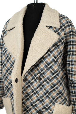 02-3152 Пальто женское утепленное (пояс) - El podio фото 10