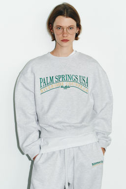COTTON SLOGAN SWEATSHIRT - Zara фото 2