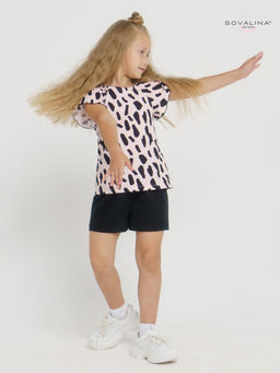 Костюм Дюймовочка черный-коровка - Sovalina фото 6