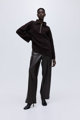 Jersey en punto de canal? con media cremallera - H&m фото 6