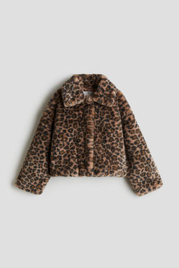 Chaqueta efecto pelo