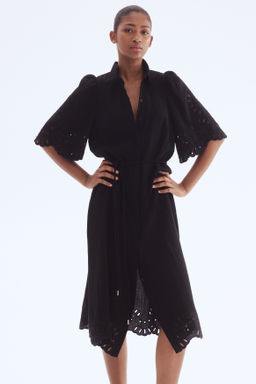 Vestido camisero con bordado ingl?s - H&m фото 3
