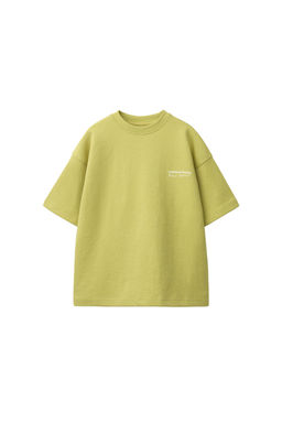 CONJUNTO CAMISETA Y BERMUDA INTERLOCK / Pistacho
