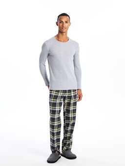 Standart Kal?p Ekose Erkek Pijama Alt