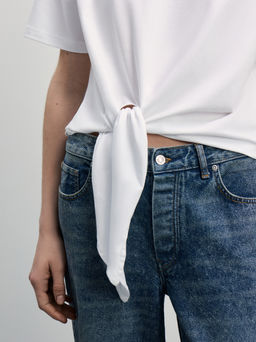 Футболка с завязками / Zarina  фото 6