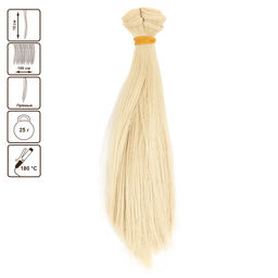 HobbyBe HAR-7 Тресс для кукол 15 см 100 см 25 г 01 св.пшеничный