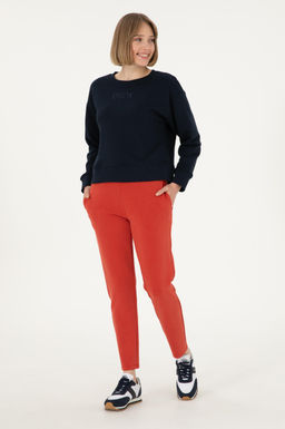 Женский темно-синий свитшот Неожиданная скидка в корзине - U.s. polo assn фото 4