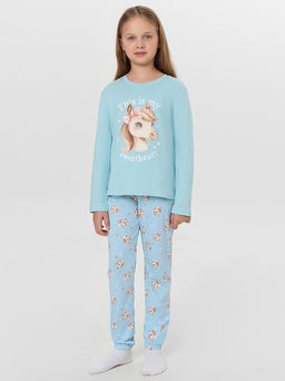 КОМПЛЕКТ ДЛЯ ДЕВОЧЕК (ДЖЕМПЕР, БРЮКИ)