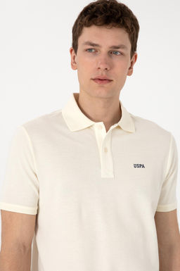 Erkek Regular Fit Polo Yaka Krem Basic Ti__rt Sepette S_rpriz _ndirim - U.s. polo assn фото 2
