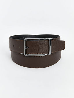 Deri G?r?n?ml? Erkek Kemer