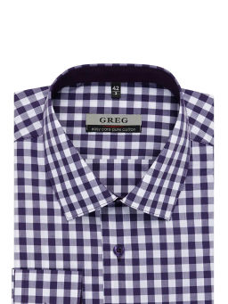 Сорочка мужская длинный рукав GREG 715/211/6184/1  фото 6