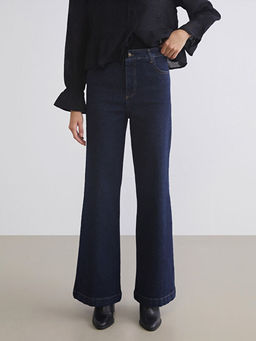 Wideleg Kad?n Jean Pantolon