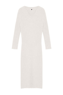 TRENDYOLMILLA Tas Maxi Triko Yunlu Basic Elbise TWOAW25EL00002 фото 13