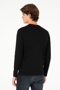 Мужской черный базовый свитшот Неожиданная скидка в корзине - U.s. polo assn фото 5