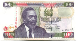 100 шиллингов 2010 года Кения