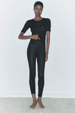 RIBBED FINE KNIT TROUSERS