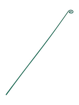 МП Колышек для подвязки растений проволочный, h=30 см, ножка d=0,3 см, зеленый Набор 10 шт