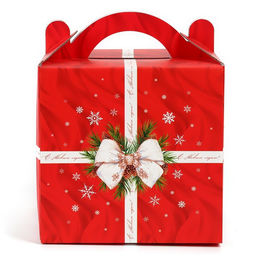 Цена за 5 шт. Коробка кондитерская с окном, сундук, «С Новым годом!», 20×20×20 см,