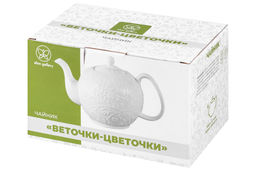 Чайник 1,2 л 22*14*15 см Веточки-цветочки - Elan gallery фото 17