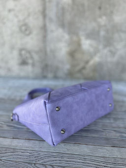 Женская сумка из эко кожи 0025 Светло-Фиолетовый - Sergio valentini фото 5