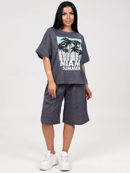 639 ДОМАШНИЙ КОСТЮМ (Темно-серый) - А-дина фото 2