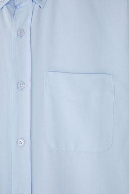 TRENDYOL MAN Mavi Regular Fit Oxford Kolay Utulenebilir Erkek Gomlek TMNSS25GO00079 - Trendyolmilla фото 7