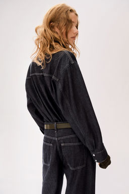 Feather Soft Wide Regular Jeans - H&m фото 9