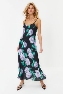 TRENDYOLMILLA Pembe Degrade A Kesim Maxi Dokuma Elbise TWOSS23EL02416